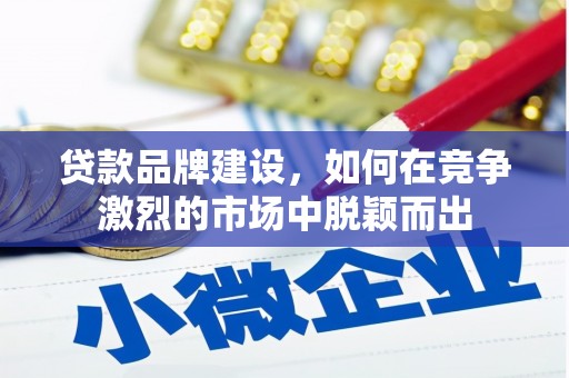 长垣贷款品牌建设，如何在竞争激烈的市场中脱颖而出