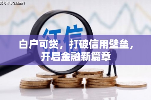 长垣白户可贷，打破信用壁垒，开启金融新篇章