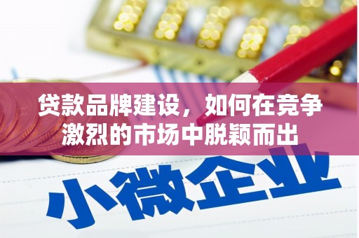 长垣贷款品牌建设，如何在竞争激烈的市场中脱颖而出