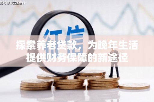 长垣探索养老贷款，为晚年生活提供财务保障的新途径