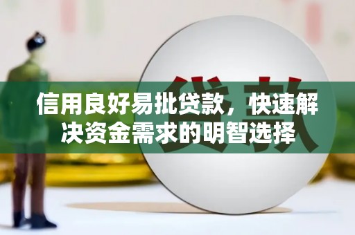 长垣信用良好易批贷款，快速解决资金需求的明智选择
