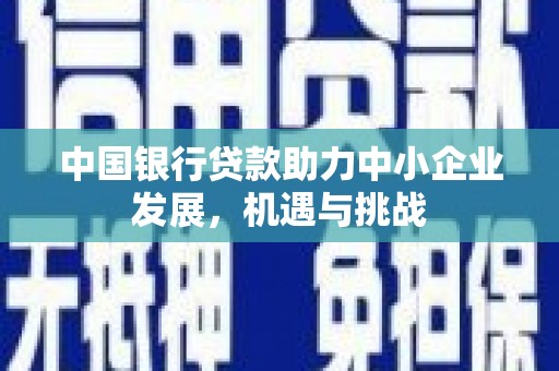 长垣中国银行贷款助力中小企业发展，机遇与挑战