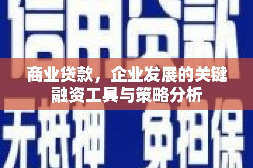 长垣商业贷款，企业发展的关键融资工具与策略分析