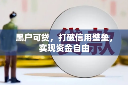 长垣黑户可贷，打破信用壁垒，实现资金自由