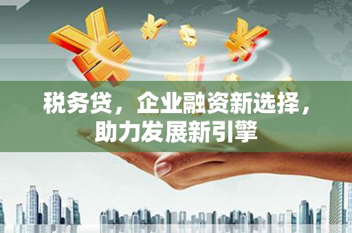 长垣税务贷，企业融资新选择，助力发展新引擎