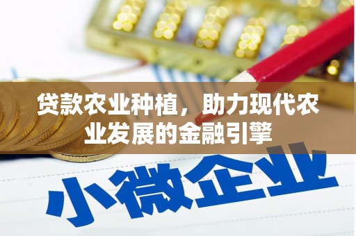 长垣贷款农业种植，助力现代农业发展的金融引擎