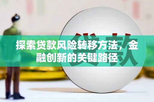 长垣探索贷款风险转移方法，金融创新的关键路径
