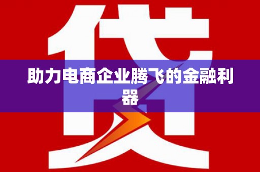 长垣助力电商企业腾飞的金融利器